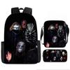 Set Zaino a 3 Pezzi Borsa a Tracolla Astuccio Slipknot Tessuto Oxford Per Materiale Scolastico