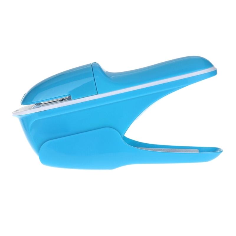 NoStaples Needed Plastic Stapler Secures 8Pages Safely Compactly Design Ideal For School And Office Work Documents