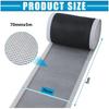 1Roll Self-Adhesive Floor Drain Stickers Cutable Shower Drain Hair Catcher Disposable Mesh Sink Strainer Filter Screen Sticker