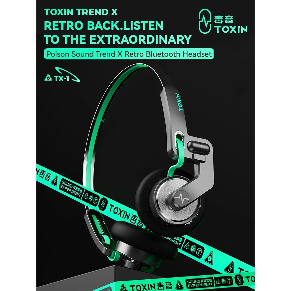 Retro Style Headset Wireless Bluetooth 5.4 Headphones Headphone HIFI Wireless Noise Reduction Foldable Portable Gamer Gift