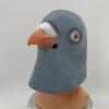 Live Streaming Funny Headgear Pigeon Mask Latex Gray Bird Headgear Black Crow Mask Animal Headgear Latex