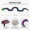 3D Printed Articulated Snake Figure Toys Flexible Fidget Toy Realistic Slithering Design Model Ornaments Creative Funny Gift
