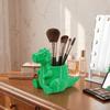 Cute Desk Organizer T-Rex Shaped Pencil Holder Dinosaur Succulent Planter Office Supply