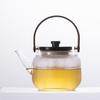 Fruit teapot, teacup, heat-resistant glass flower teapot set, candle heating afternoon tea, leisure hall, beauty salon, tea set