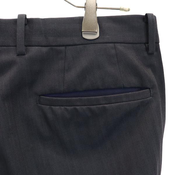 LANVIN en Bleu Made in Japan wool Slacks pants dark blue Men's Used