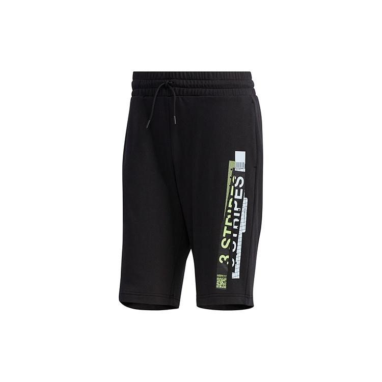 adidas neo M Faves Short 1 Printing Shorts Black Men s FP7299 XL