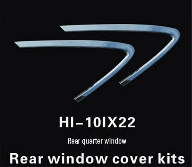 Otai Modern IX35 Stainless Steel Window Trim and Body Sequin Patch