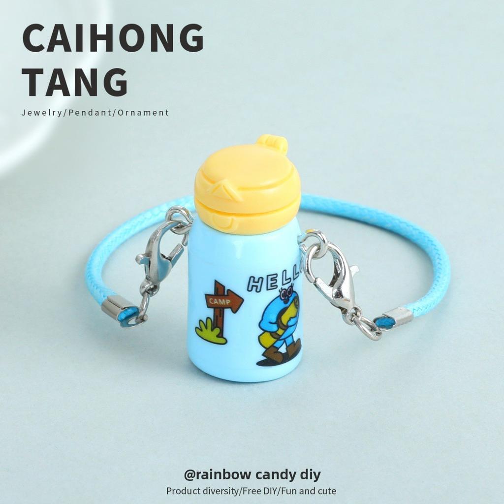 Ropa Labubu Doll Thermos Cup Model Mini Water Bottle Baby Bottle Pendant Accessories Doll Clothes Outfit Decoration