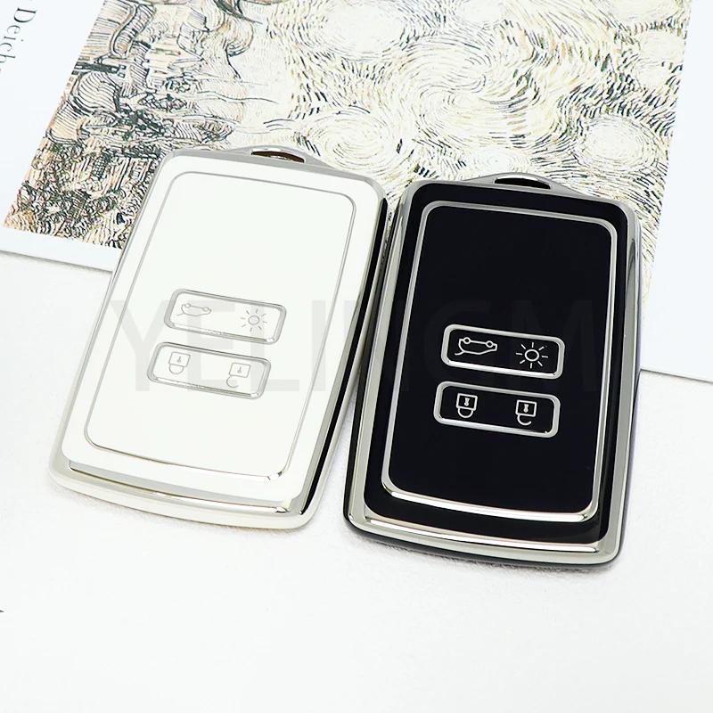 Pokrowiec na kluczyk samochodowy TPU Etui Brelok Do Renault Espace 5 Kadjar Koleos Captur Megane 4 Talisman Arkana Dacia Sandero Breloczek
