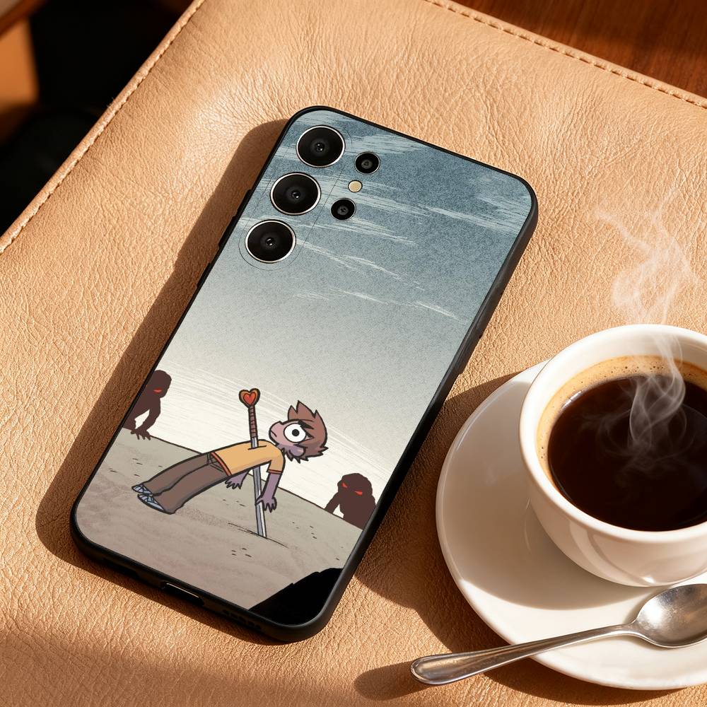 

Anime S-Scott P-Pilgrim Phone Case For Samsung S26,S25,S24,S21,S22,S23,S30,Ultra,S20,FE,Lite,10,9,Black Cover Samsung S21fe