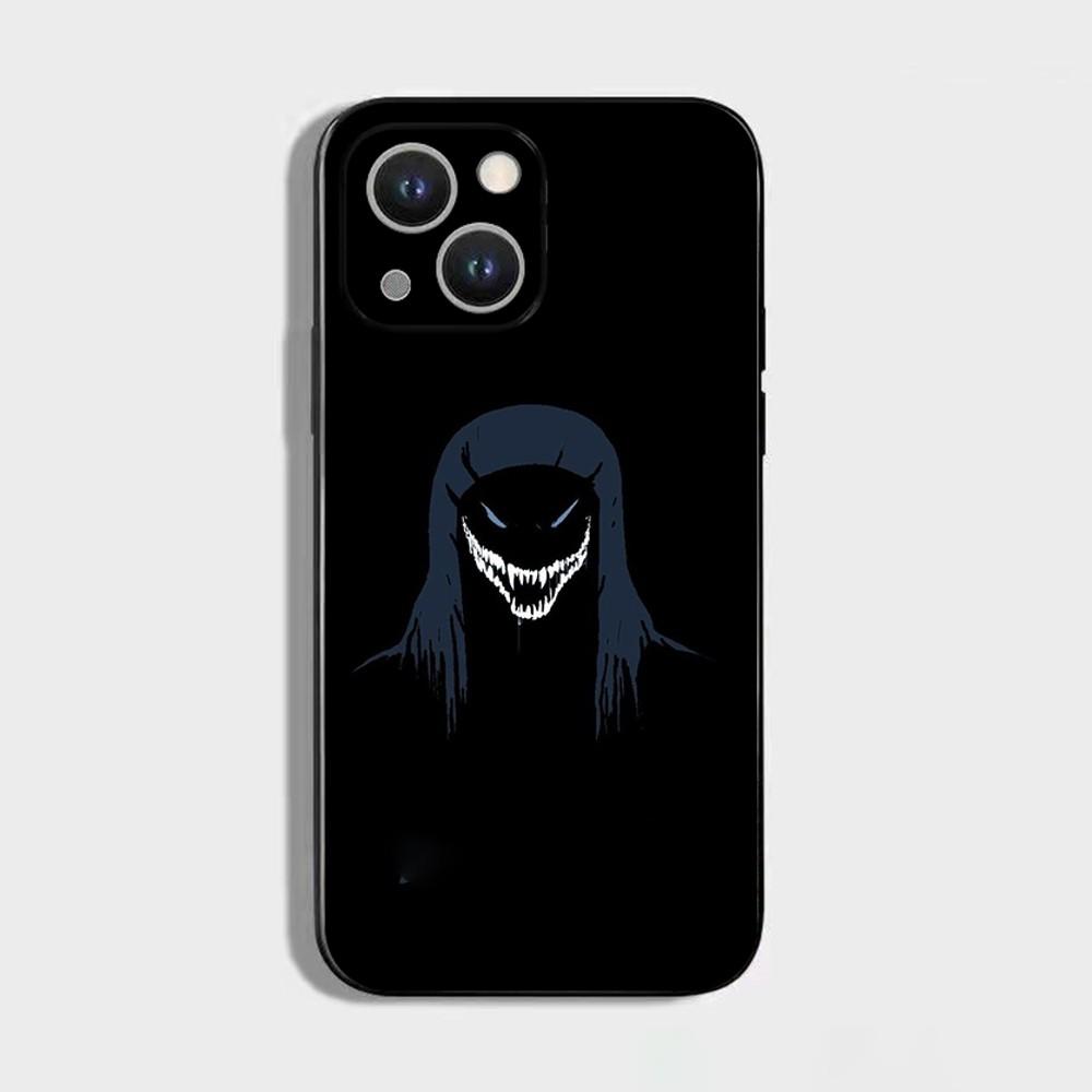 D-Disturbed Band Phone Case For iPhone 16,15,14,13,12,11 Plus,Pro Max,XS,X,XR,SE,Mini,8,7,Soft Silicone Black Cover
