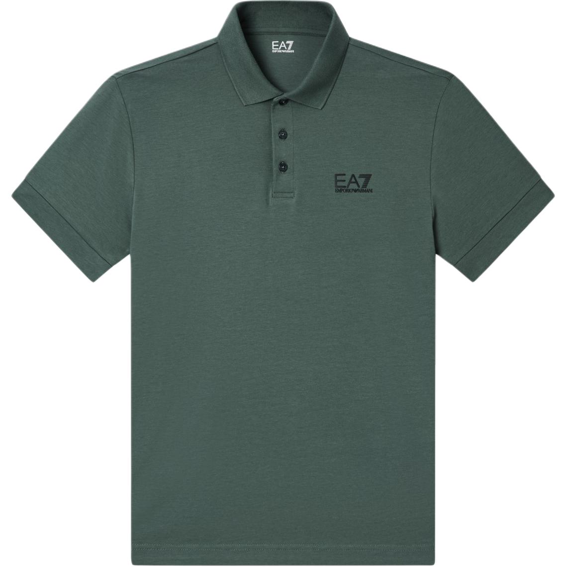 Emporio Armani EA7 SS26 Solid Color Short Sleeve Cotton Polo Shirt Men tops 8NPF14-PJVQZ-U7260 M