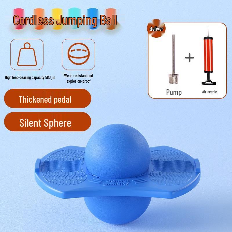 Kids & Adults Bouncing Ball - Kindergarten Sports Toy & Balance Exercise Equipment