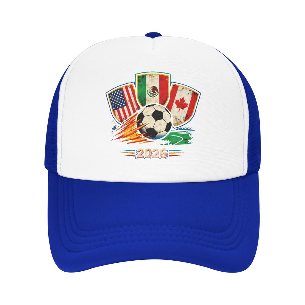 Custom Punk Unisex  Football Soccer Cups Baseball Cap Adult USA Canada Mexico Adjustable Dad Hat Women Unisex Sun Protection