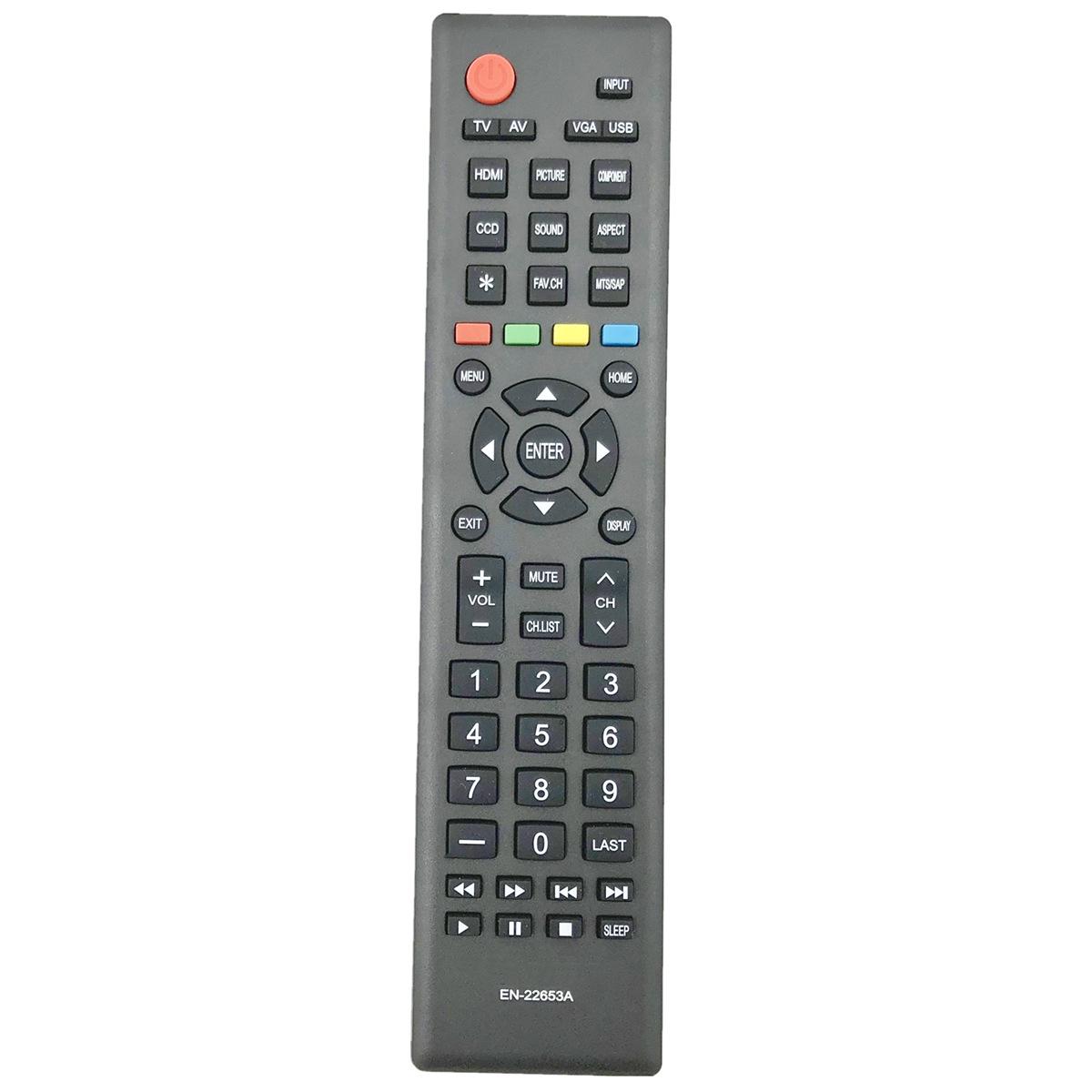 EN-22653A Remote Control Compatible with Hisense TV Models 46K360M and 40K360M EN-22653A