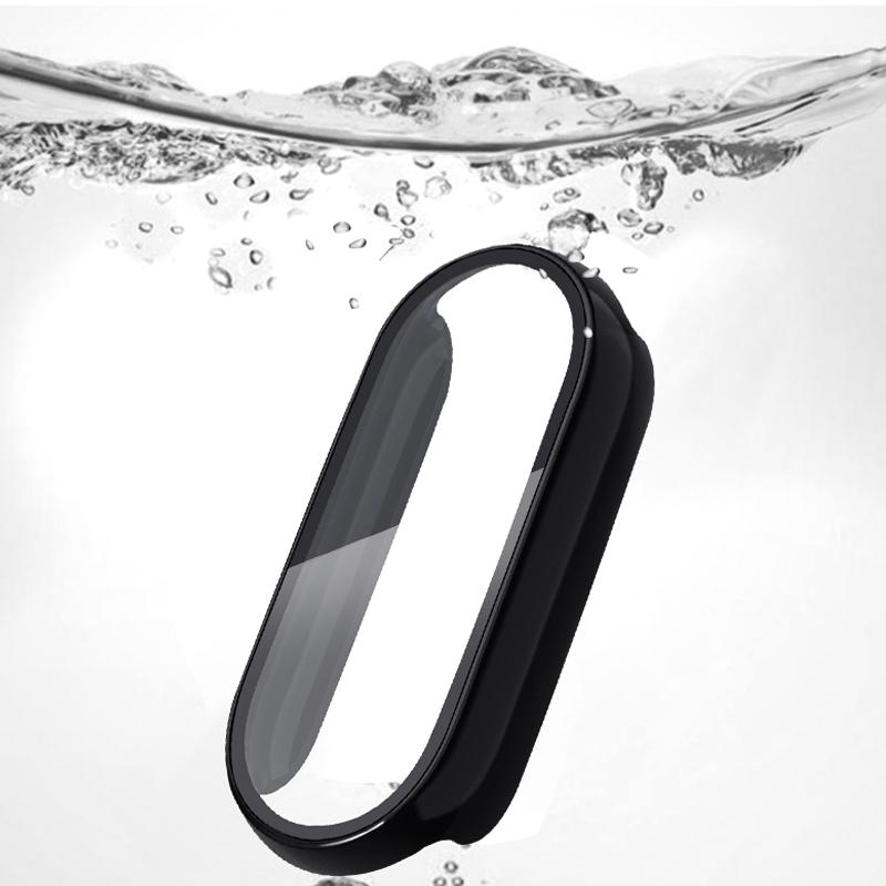 Case cover+glass For Xiaomi Mi Band 9 8 7 6 Accessories Case+Film Full Coverage Protective Cover Miband 7 5 4 3 screen protector