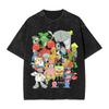 Spongebobs Cast Of Characters Tshirt Loose Tshirts Shortsleeve Y2k Fun Tshirt Summer Casual O Neck Big Size Top Tees