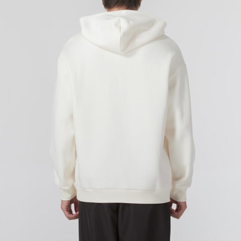 Puma Tréninková mikina s logem Pánské mikiny Krémová 631069-87