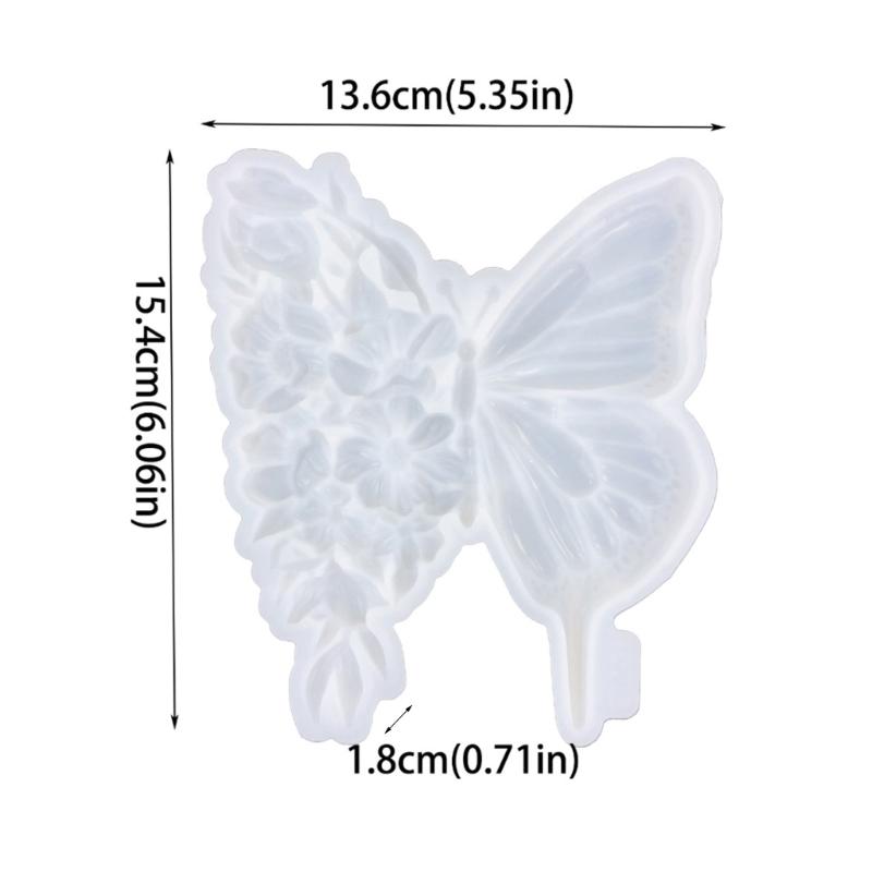 Butterfly Silicone Molds 3D Animal Resin Mold Large Butterfly Statue Making Epoxy Casting Mould for Wall Hanging Door