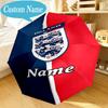 Custom Name Umbrella England Heritage Crest Umbrella 8-Frame for Travel, Camping, Casual Lightweight Portable, Essential for Family Gifts