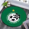 Maccabi Haifa Pattern Round rug,Carpet Rug for Living Room Bedroom Playroom ,Non-slip Floor Mat,Holiday Gifts and Birthday Gifts.