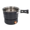 500W 1,6L Bærbar elektrisk koker med sammenleggbart håndtak Varm gryte for leirhybel Avtakbar Multi