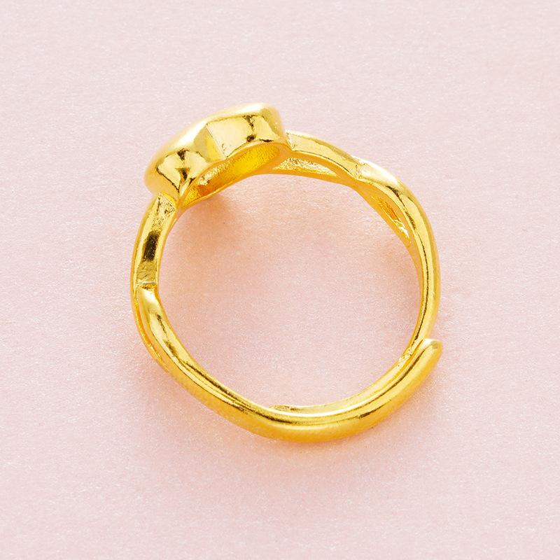 Vietnamese Sand Retro Love Ring Women's Accessories Heart Ring
