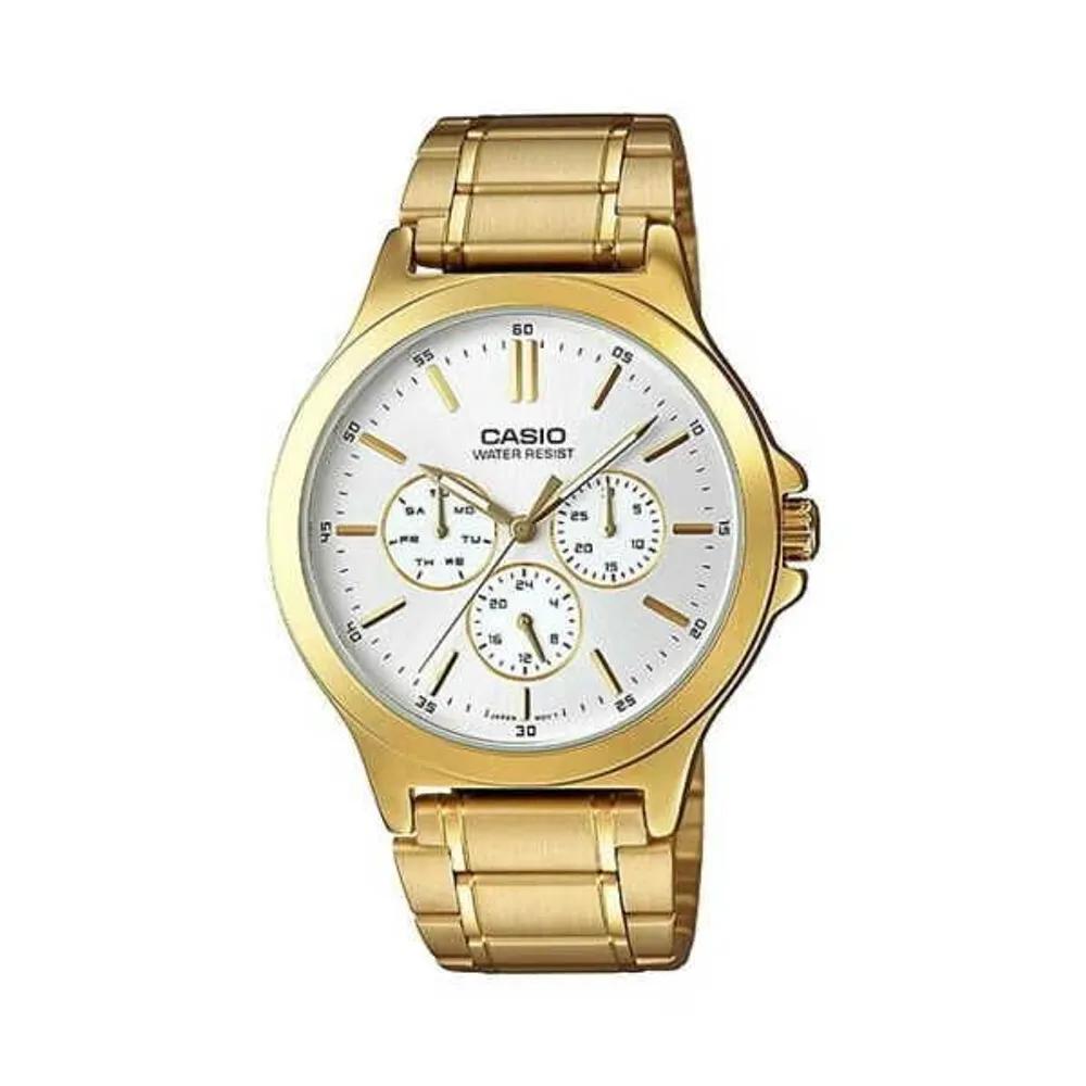 [Cio] MTP-V300G-7A Multi-Hand Analog Men s Metal Watch