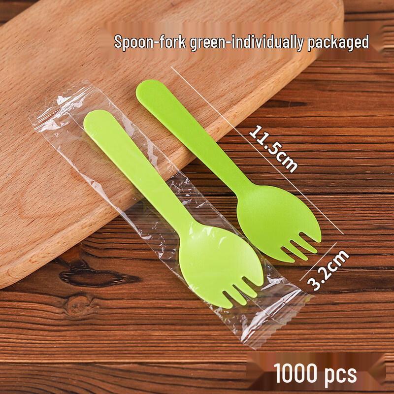 Individually Wrapped Disposable Plastic Spork