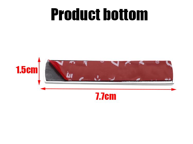 2pcs/1pair Chevrolet 3D metal Car Fender side logo Car door Rear Bumper tail door Emblem car door sticker Accessories