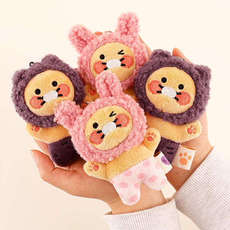 KAKAOFRIENDS Chunsik Poggle Keychain Sweet Potato Rabbit Baekcham