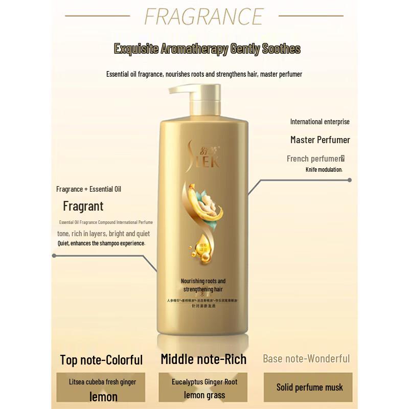 SLEK Ginseng Anti-Breakage Volumizing Shampoo
