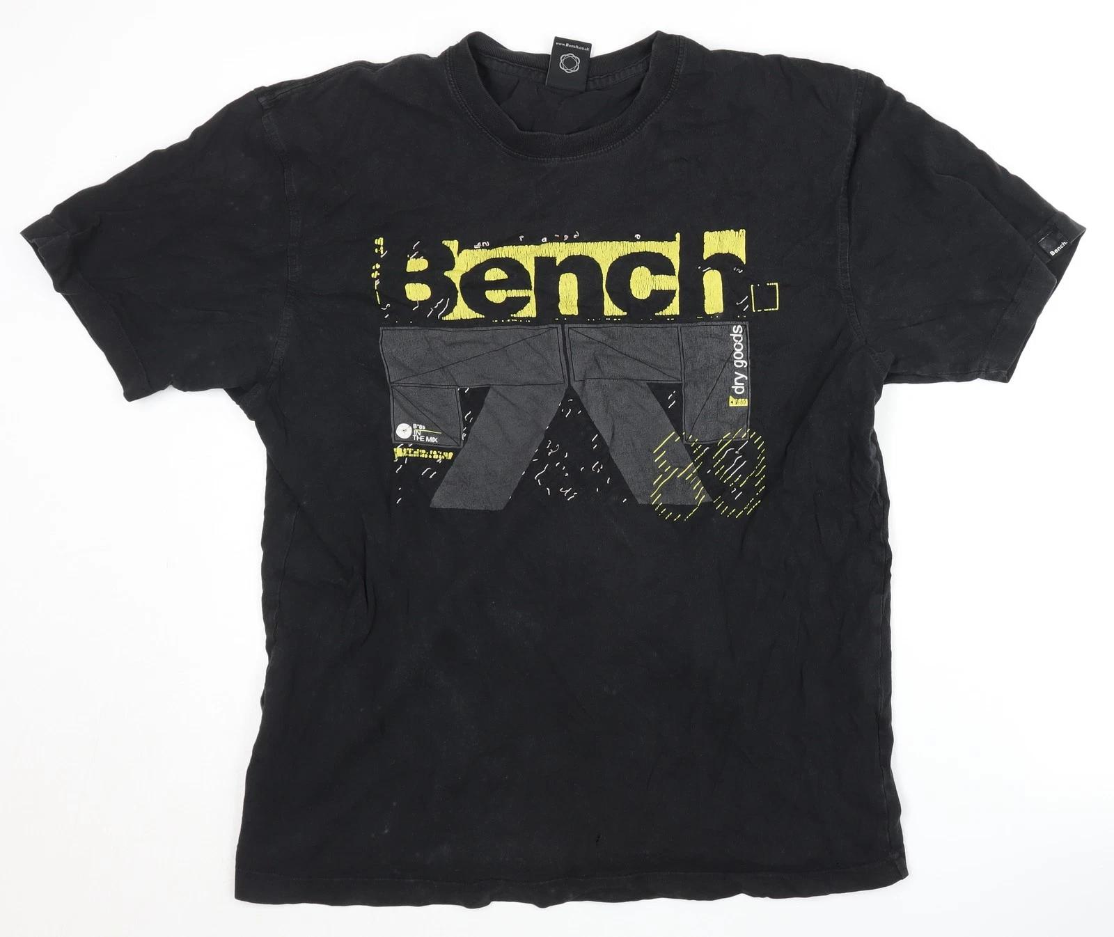Bench Men s Black XL Graphic Print T-Shirt M