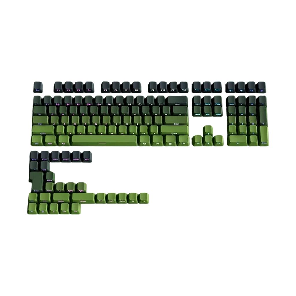 Gradation Keycaps Cartoon 133 Keys PBT Keycap Mechanical Keyboards Caps for 6.25U Keyboards Gaming Accessories