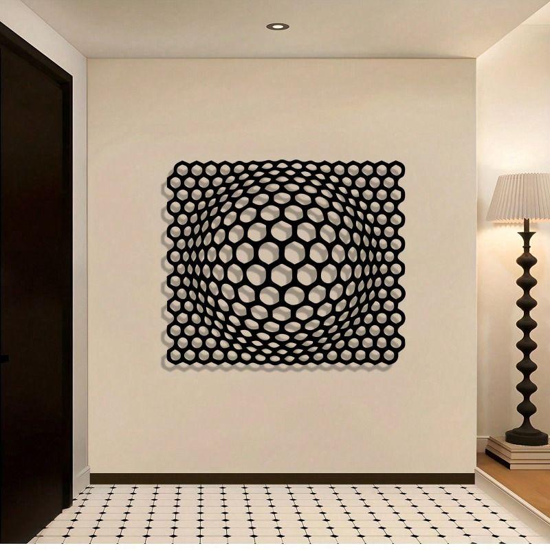 Metal Wall Decor Art Panel Modern Home Interior Ornament