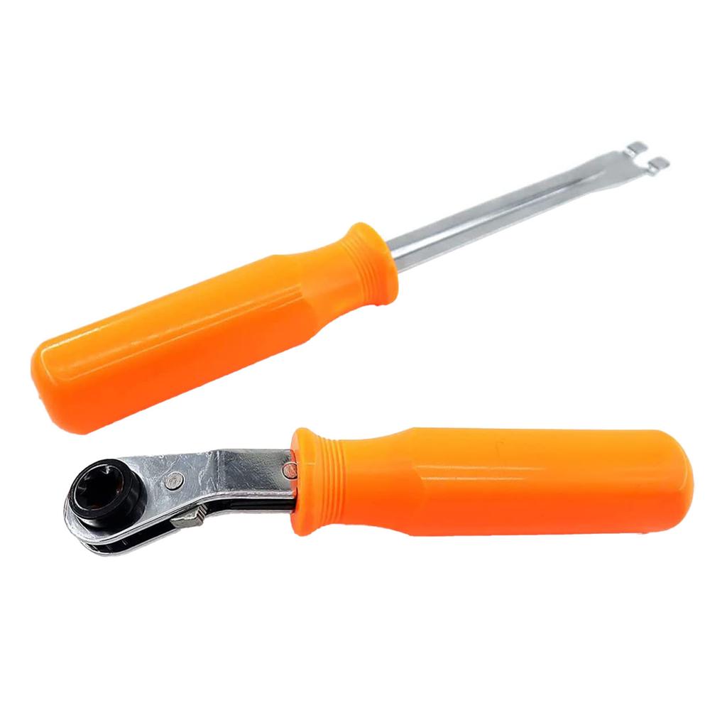 Ratchet Wrench Set Cr V Steel Portable Ratchet Spanner with Pry Bar for Repair Maintenance