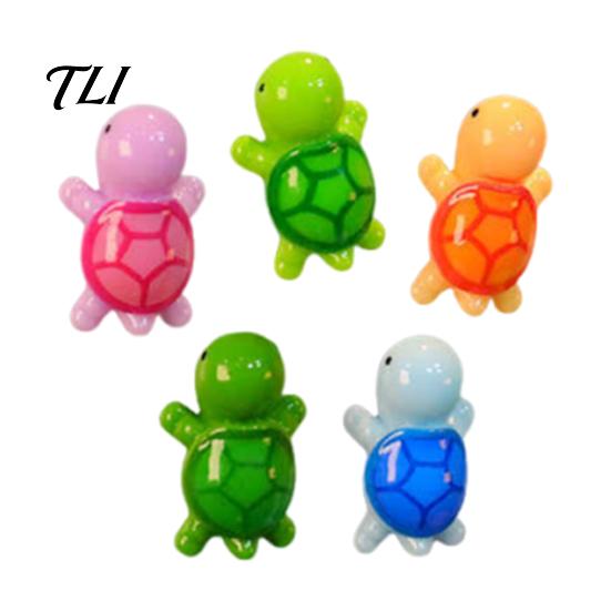 Magnetic Memo Holders 5Pcs Mini Resin Turtle Refrigerator Magnet, Colorful Tortoise Fridge Decorative Magnets Home Office Kitchen Locker Accessories