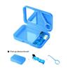 Kit di Pulizia Dentale con Specchio, Spazzolino da Viaggio per Protesi e Estrattore per Apparecchi Ortodontici, Kit per l'Igiene Orale, Spazzolino Interdentale, Cura della Bocca