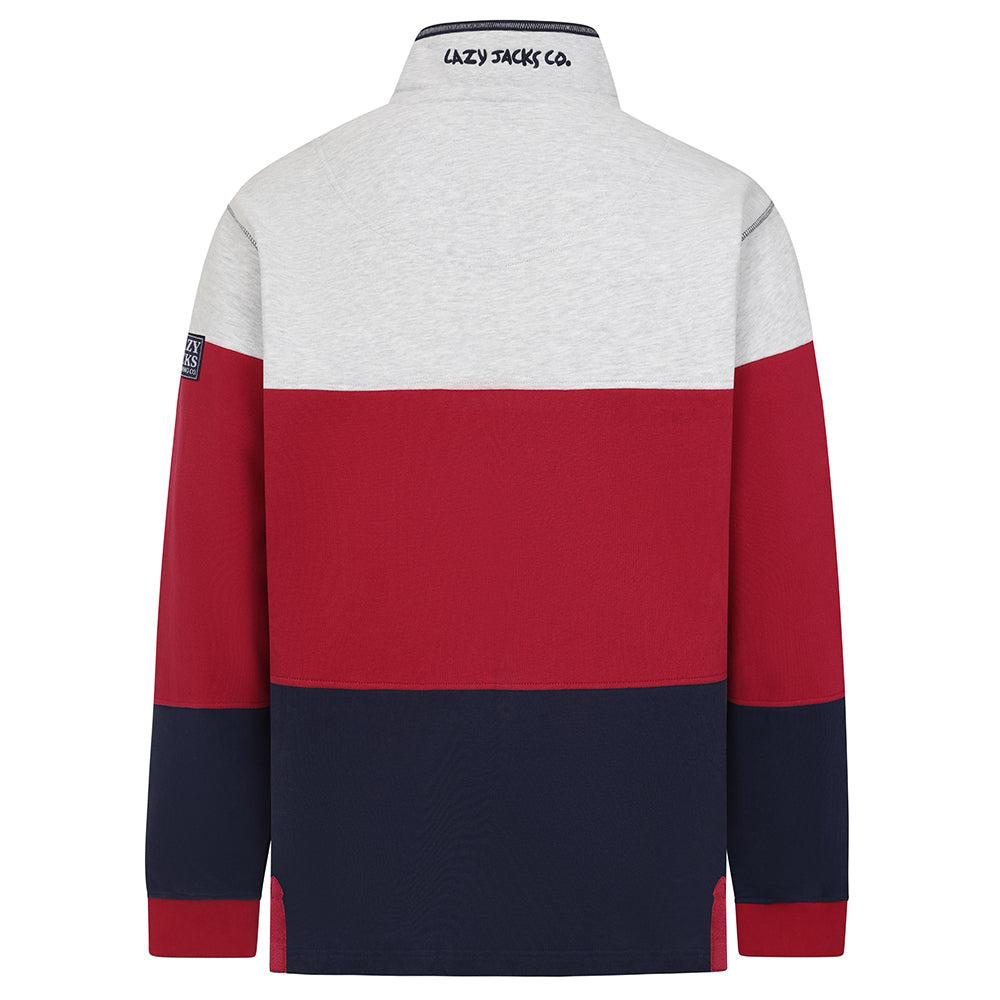 Lazy Jacks Mens Colour Block Sweatshirt