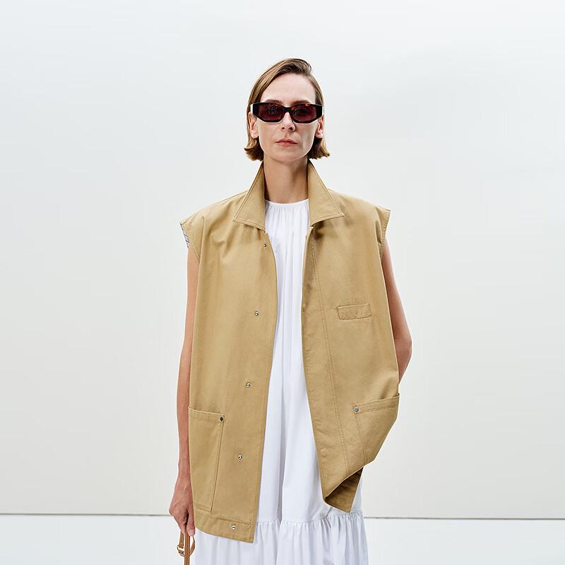 LESS 2025 Summer A-Line Loose Vest