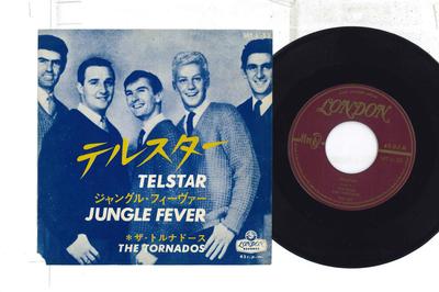 7inch Record TORNADOS - Telstar / Jungle Fever HITL23 LONDON 1963 Japan Pop Used