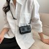 Trendy Minimalist Mini Bag 2024 New Summer Fashion Pu Small Box Handbag With Magnetic Lock And Camera Pocket
