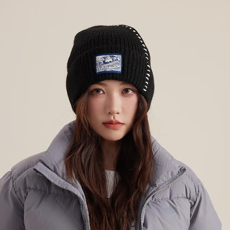 Winter Knitted Beanie Hat