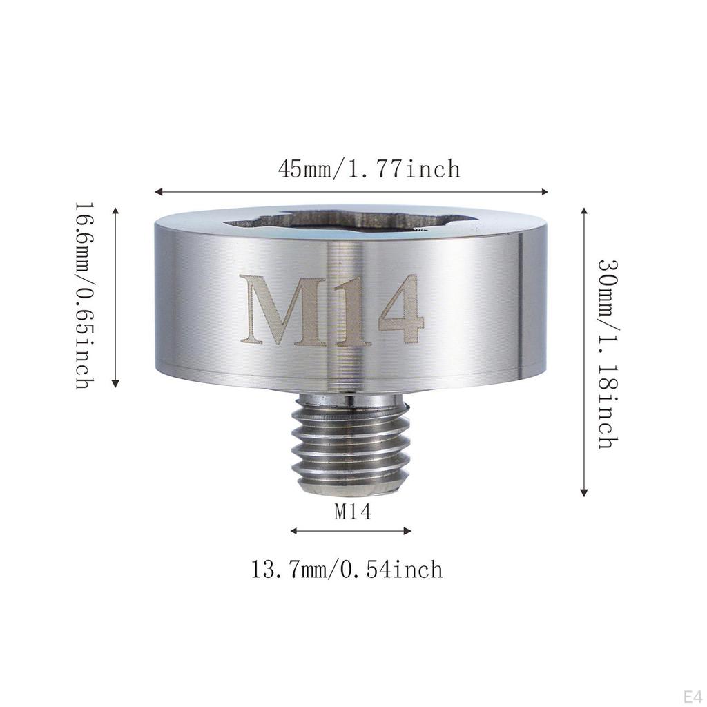 Angle Grinder Adapter Connector Replace Parts, Stainless Steel, Easy To Install for Drill Bits Drum