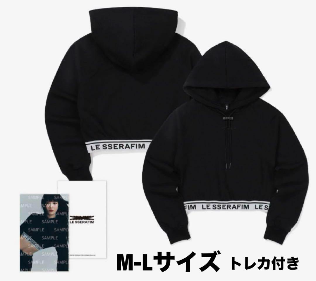 

[USED] LE SSERAFIM CROP HOODIE sweatshirt hoodie