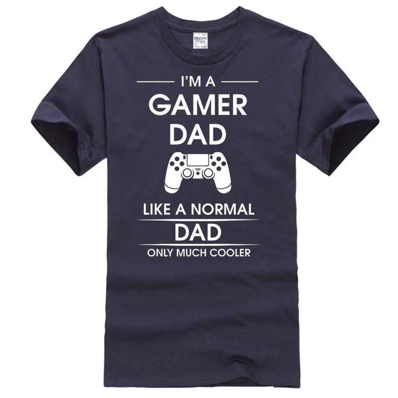 Im A Gamer Dad Fathers Gift Advanced Warfare Console Gaming T Shirt Mens Short Sleeve Casual Cotton ONeck Summer TShirt