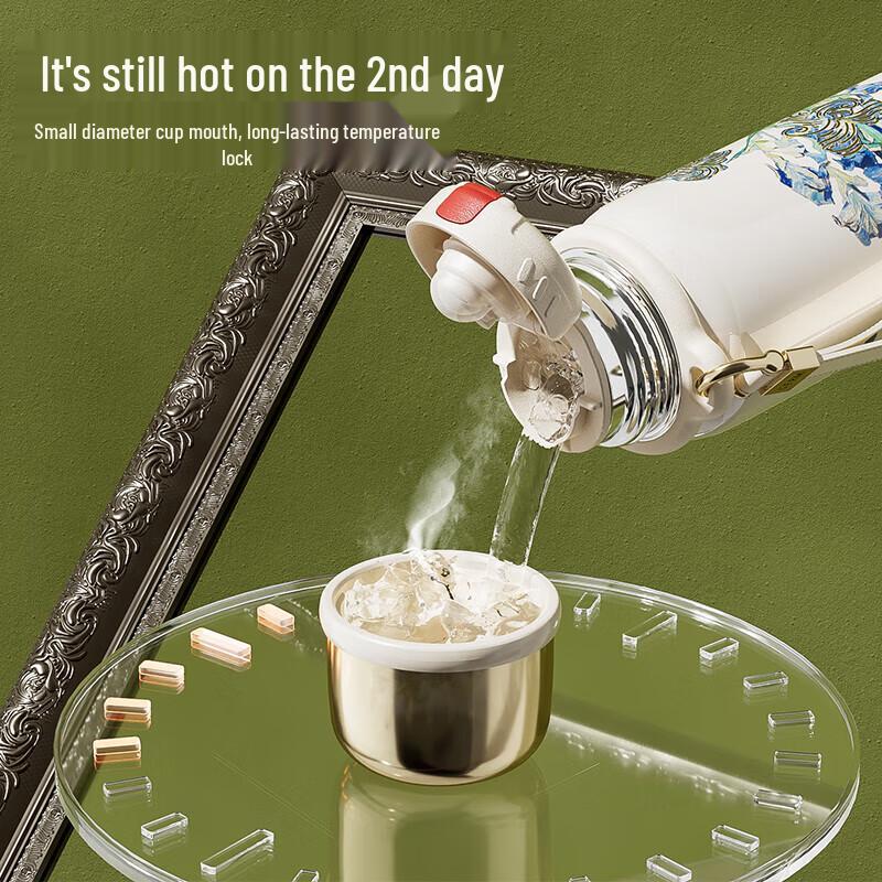 Germ Van Gogh Iris Isolierte Wasserflasche