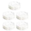 25Pcs Plastic Nail Art Paint Color Mixing Palette Plate Disk Essential Tool