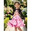 Girls' 3D Galaxy Princess Dress Long Sleeve Summer Spring Vacation Daily Holiday Princess Beautiful Sweet Kids 4-12 Years Casual Dress A Line Dress