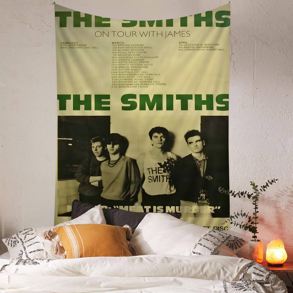 Rock Band The Ssmiths Hanging Bohemian Tapestry Hanging Tarot Hippie Wall Rugs Dorm Japanese Tapestry